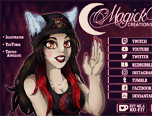 Tablet Screenshot of magickdream.com